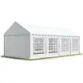 TOOLPORT 3x8 m partytelt, PVC-presenning, hvit