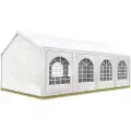TOOLPORT 3x9 m partytelt, PE-presenning, hvit