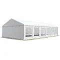 TOOLPORT 6x12 m partytelt, PVC-presenning, hvit
