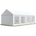 TOOLPORT 4x8 m partytelt, PVC-presenning, hvit