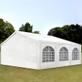 TOOLPORT 5x6 m partytelt, PE-presenning, hvit