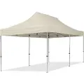 TOOLPORT 3x6 m aluminium, pop up partytelt, uden sidepaneler, creme