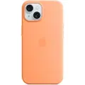 Apple iPhone 15 Apple Silikonskal med MagSafe MT0W3ZM/A - Appelsinsorbet