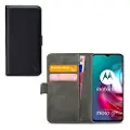 Mobilizera MOBILIZE CLASSIC GELLY WALLET BOOK COVER TIL MOTOROLA MOTO G10/G30 SORT
