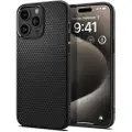 Spigen Liquid Air - matte black - iPhone 15 Pro Max
