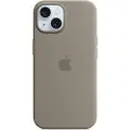 Apple - Baksidedeksel for mobiltelefon - MagSafe-samsvar - silikon - leire - for iPhone 15