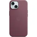 Apple iPhone 15 Apple Deksel i Finvev med MagSafe MT3E3ZM/A - Morbær