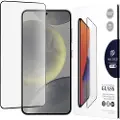 DUX Samsung Galaxy S24 Medium Alumina Beskyttelsesglass - Svart Kant