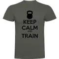 Kruskis Keep Calm And Train Kortarmet T-skjorte