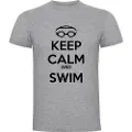 Kruskis Keep Calm And Swim Kortarmet T-skjorte