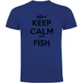 Kruskis Keep Calm And Fish Kortarmet T-skjorte
