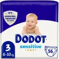 Dodot Sensitive Størrelse 3 Bleier 56 Enheter