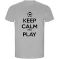 Kruskis Keep Calm And Play Football Eco Kortarmet T-skjorte