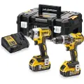 DeWalt Combo Kit Dck266p2t Dcd796+dcf887 2x5 0ah 18v Elektrisk Skrutrekker