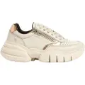 Art for woman. 1163311W6003_0MU Leather Sneakers 1633 Athens beige (38), Flat, 1 to 3 cm, Casual