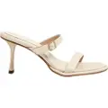 Neosens for woman. 3319411ZZ003_020 Leather sandals S3194 Nappa cream -Heel height: 8cm (40), Beige, 5 to 8 cm, None, Buckle, Casual