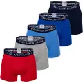 Ralph Lauren for man. 714864292002 Pack of 5 red, grey, blue and navy boxers (L), Homewear, Cotton