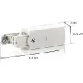 Nordic Global pro tilslutningsstykke 230V, 3-faset, venstre, hvid. - PROFESSIONEL