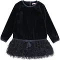 Boboli Velour With Fringes Kjole