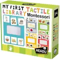 HEADU Montessori Min Første Taktile Bibliotek Lærerikt Spill Dukke