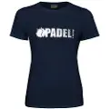Head Padel Font Kortarmet T-skjorte