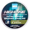 Nash Highline Floating 600 M Flettet Fiskesnøre
