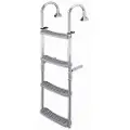 PLASTIMO Rustfritt Stål Sammenleggbar Stige 90 Grader
