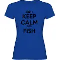 Kruskis Keep Calm And Fish Kortarmet T-skjorte