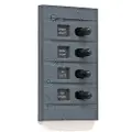PLASTIMO 4-veis Bryterpanel 15a 12v