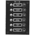 PLASTIMO Panel Med 6 Hendelbrytere