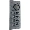 PLASTIMO 4-veis Bryterpanel Med Støpsel 15a 12v