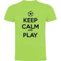 Kruskis Keep Calm And Play Football Kortarmet T-skjorte