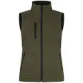 Clique Softshell Vest Dame Tåkegrønt XL