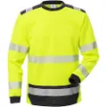 Fristads Høy synlighet T-skjorte, langermet cl 3 7724 THV Hi-Vis Gul / Svart M