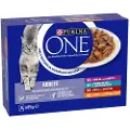 Purina One Økonomipakke Purina ONE ADULT 24 x 85 g - Mix (4 varianter)