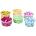 Adlibris Glitter Clay, glade farger, 6x20 g/ 1 pk.