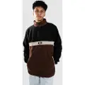 Blue Tomato 1/4 Placket Half-Zip Fleecegenser brun
