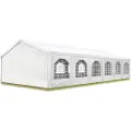 TOOLPORT 5x12 m partytelt, PE-presenning, hvit