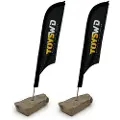 Crawler Park Toyswd Flagg For Rc 1/24 & 1/18 23 Cm 2 Enheter