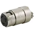 Hubbell Messing Hbl363crc Nikkelbelagt Hunnplugg 63a 230v