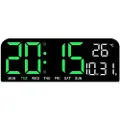 24.Se Digital vekkerklokke med grønn LED