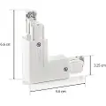 Nordic Global pro L-stykke 230V, 3-faset, venstre, hvid. - PROFESSIONEL