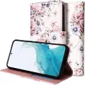 Tech-Protect Mobilveske med kortspor Tech-Protect Redmi Note 13 Pro 5G/Poco X6 5G lommebok, blomster