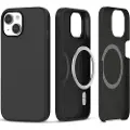 TechProtection iPhone 15 Tech-Protect Silicone MagSafe Deksel - Svart