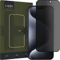 Hofi iPhone 15 Pro Max Hofi Anti Spy Pro+ Privacy Beskyttelsesglass - Svart Kant