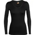 Icebreaker 200 Oasis V Neck Merino Langarmet Baselag