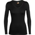 Icebreaker 200 Oasis V Neck Merino Langarmet Baselag