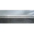 Unidrain rist i 3 mm massiv AISI 304 rustfri stål til ClassicLine ramme - model Column i længde 300 mm