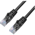 X-SHIELD patch cable - 30 m - black - Svart - 30 meter