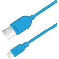 Sinox Lightning kabel m/original Apple chip. 2m. Blå